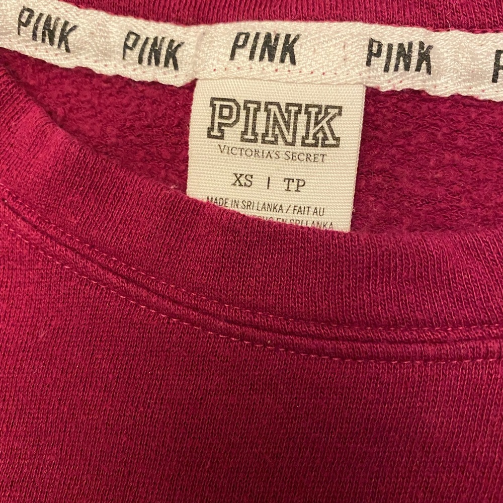 2 Victoria’s Secret PINK Lightweight SweatshirtsXS - Picture 4 of 10